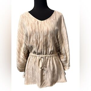 Express Cold Shoulder Batwing Top small